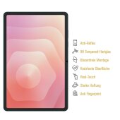 6x 9H Panzerglas für Samsung Galaxy Tab A11 Plus matt Anti-Reflex entspiegelt Tempered Glass Displayschutz Schutzglas Screen-Protector