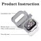 2x 9H Panzerglas für Apple Watch Ultra 3 49mm HD klar Montagehilfe Tempered Hartglas Displayschutz Schutzglas Screen-Protector