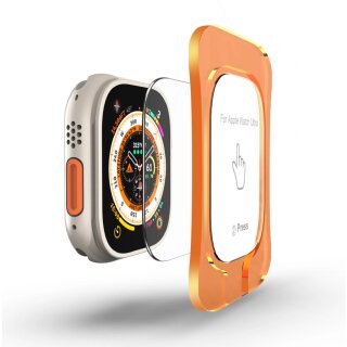4x 9H Panzerglas für Apple Watch Ultra 3 49 mm HD klar Displayschutz Schutzglas Screen-Protector
