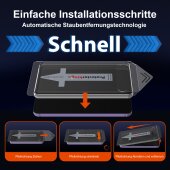 2x 9H Panzerglas für Samsung Galaxy A36 5G HD KLAR Full-Screen Protector Auto Dust Elimination Tempered Glass Displayschutz