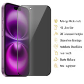 5x Blickschutz 9H Panzerglas für iPhone Air Full-Screen Anti-Spy Privacy Sichtschutz Displayschutz Schutzglas Tempered Screen-Protector