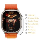3x 9H Panzerglas für Apple Watch Ultra 3 49mm Full Screen HD klar Tempered Glass Displayschutz Schutzglas Schutzfolie Screen-Protector