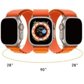 2x Blickschutz 9H Panzerglas für Apple Watch Ultra 3 49mm Full-Screen Anti-Spy Tempered Glass Displayschutz Schutzglas Schutzfolie Screen-Protector