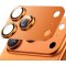 2x Kameraschutzglas für iPhone 17 Pro HD klar Orange Aluminium Tempered Glas Linse Kamerafolie
