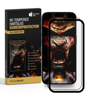 6x 9H Panzerglas für Apple iPhone 17 Pro Full-Screen matt Anti-Reflex Montagehilfe Tempered Glass Displayschutz Schutzglas Schutzfolie Screen-Protector