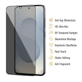 1x Blickschutz 9H Panzerglas für Samsung Galaxy S26 Ultra Anti-Spy Sichtschutz Tempered Glass Schutzglas Displayschutz Schutzfolie Screen-Protector