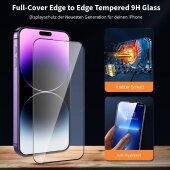 2x 9H Panzerglas für iPhone 17e Full-Screen HD klar Montagehilfe Displayschutz Schutzglas Schutzfolie Tempered Glass Screen-Protector