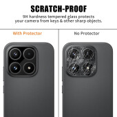 1x 9H Kameraglas für Xiaomi 17 HD klar Tempered Glas Kamerahartglas Kameraschutzglas Panzerglas Screen-Protector