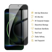 1x Blickschutz 9H Panzerglas für Xiaomi 17 Ultra Anti-Spy Sichtschutz Tempered Hartglas Schutzglas Displayschutz Schutzfolie Screen-Protector