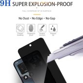 2x Blickschutz 9H Panzerglas für Nothing Phone 4a Anti-Spy Full-Screen Protector  Privacy Tempered Hartglas Schutzglas Displayschutz