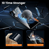 1x Blickschutz 9H Panzerglas für Samsung Galaxy S24 Full Screen Protector Anti-Spy Hartglas Displayschutz Schutzglas