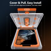 1x Blickschutz 9H Panzerglas für Samsung Galaxy S24...