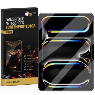 2x Panzerfolie für iPad 2026 Anti-Shock HD klar Displayschutz Schutzfolie Screen-Protector, Anti-Kratz, Anti-Schmutz