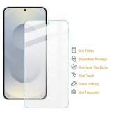 6x Panzerfolie für Samsung Galaxy S26 Plus Anti-Shock, Anti-Reflex, matt entspiegelt Displayschutzfolie Screen-Protector, Anti-Kratz, Anti-Schmutz