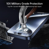 1x 9H Panzerglas für iPhone 18 Pro Full Screen...