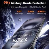 3x 9H Panzerglas für iPhone 18 Pro Max Full Screen Protector HD klar Tempered Hartglas Displayschutz Schutzglas Schutzfolie
