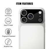 1x Kameraschutz für iPhone 18 Pro HD klar 9H...