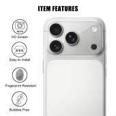 6x Kameraschutz für iPhone 18 Pro HD klar 9H...