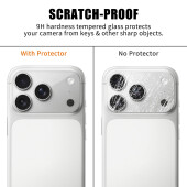 3x Kameraschutz für iPhone 18 Pro Max HD klar 9H Panzerglas Hartglas Linse Kamerafolie Kamera Protector