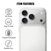 5x Kameraschutz für iPhone 18 Pro Max HD klar 9H...