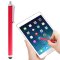 2x Display Touch Pen Eingabe Stift für iPad iPhone Samsung Huawei Xiaomi Rot