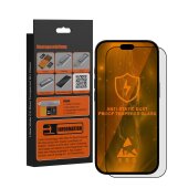 1x Protectorking 9H Panzerglas für iPhone 18 Pro Ultra-Wide-Fit Gaming matt Auto Dust Elimination Hartglas Displayschutz Screen-Protector
