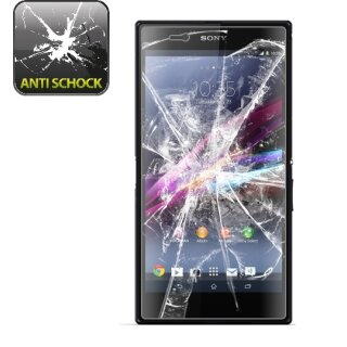 2x Panzerfolie für Sony Xperia T2 Ultra ANTI-SCHOCK Displayschutzfolie HD KLAR