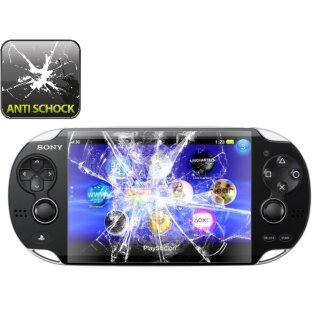 3x Panzerfolie für Sony PS Vita ANTI-SCHOCK Displayschutzfolie Displayfolie KLAR