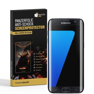 4x Panzerfolie für Samsung Galaxy S7 FULL-COVER Displayschutzfolie Display KLAR