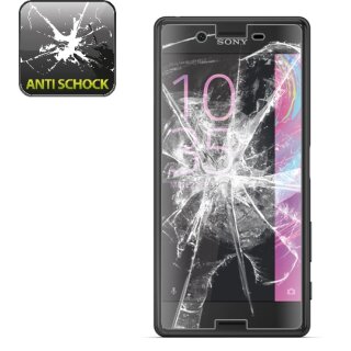 2x Panzerfolie für Sony Xperia X Performance ANTI-SCHOCK Displayschutzfolie KLAR