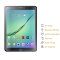 3x Panzerfolie für Samsung Galaxy Tab S2 9.7 ANTI-SCHOCK Displayschutzfolie MATT