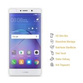 2x Panzerfolie für Huawei Mate 9 Lte ANTI-SCHOCK Displayschutzfolie HD KLAR