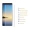 2x 9H Hartglas für Samsung Galaxy Note 8 FULL CURVED Schutzglas Schutzfolie Displayschutz Panzerfolie KLAR Panzerglas Tempered echtes Displayglas Glasfolie