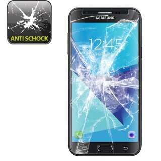 3x 9H Nano-Glass für Samsung Galaxy J7 2017 3D KLAR Anti-Shock Anti-Bruch Anti-Stoß Anti-Schmutz Panzernanoglas Displayschutz Schutzfolie Panzerfolie Panzerglas Screen-Protector