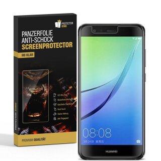 3x Panzerfolie für Huawei Nova Lite ANTI-SCHOCK Displayschutzfolie HD ULTRA KLAR