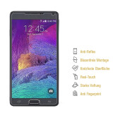 6x Panzerfolie für Samsung Galaxy Note 4 ANTI-SCHOCK Displayschutzfolie MATT