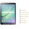 2x 9H Hartglas für Samsung Galaxy Tab S2 9.7 Panzerfolie Displayschutz KLAR Panzerglas Schutzfolie Schutzglas