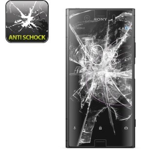 2x Panzerfolie für Sony Xperia XZ1 Compact ANTI-SCHOCK Displayschutzfolie KLAR