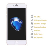 1x 9H Hartglas für iPhone 6 Plus ANTI-REFLEX Panzerfolie Displayschutzfolie MATT Panzerglas Schutzfolie