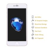3x Matt 9H Hartglas für iPhone 8 Panzerfolie Displayschutz Schutzfolie Schutzglas Panzerglas Tempered Displayglas Glasfolie echtes Glas