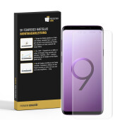 2x 9H Hartglas für Samsung Galaxy S9 Plus FULL CURVED Displayschutz Panzerfolie KLAR Schutzglas Panzerglas Schutzfolie Displayglas Glasfolie Echtes Glas