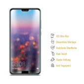 4x Panzerfolie für Huawei P20 ANTI-SCHOCK Displayschutzfolie Displayfolie KLAR