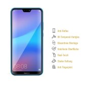 3x 9H Hartglas für Huawei P20 Lite Schutzglas Panzerfolie Displayschutzfolie MATT Panzerglas Schutzfolie