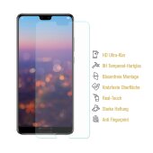 3x 9H Panzerglas für Huawei P20 Pro Displayschutz Schutzglas Hartglas Schutzfolie Panzerfolie KLAR Tempered echtes Displayglas Glasfolie Displayfolie Folie Transparent