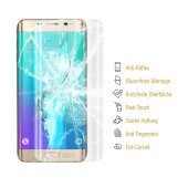 1x Panzerfolie für Samsung Galaxy S6 Edge FULL COVER Displayschutzfolie MATT