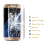 2x Panzerfolie für Samsung Galaxy S7 Edge FULL COVER Displayschutzfolie MATT