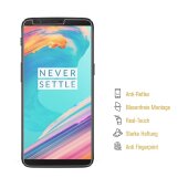 3x Displayfolie für OnePlus 5T ANTI-REFLEX Displayschutzfolie Schutzfolie MATT