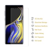 3x 9H Nano-Glass für Samsung Galaxy Note 9 FULL CURVED 3D KLAR Anti-Shock Anti-Bruch Anti-Stoß Anti-Schmutz Panzernanoglas Displayschutz Schutzfolie Panzerfolie Panzerglas Screen-Protector
