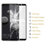 1x 9H Hartglas für Huawei Mate 10 Pro Panzerfolie KLAR 3D SW Displayschutzfolie Panzerglas Schutzglas Glasfolie