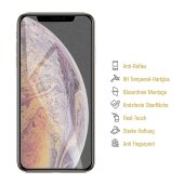 2x 9H Hartglas für iPhone XS Max Panzerfolie Displayschutz Schutzglas MATT Panzerglas Schutzfolie Anti Reflex Entspiegelt